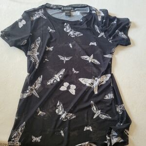 Blackcraft Moth Mesh Top